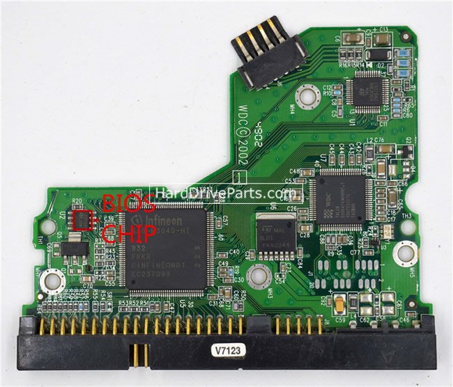 (image for) Western Digital WD80EB HDD PCB 2060-001127-003