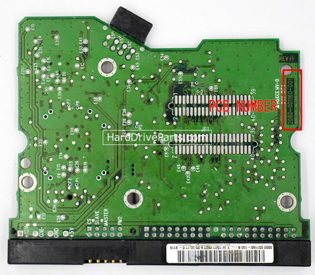 (image for) Western Digital HDD PCB 2060-001160-001