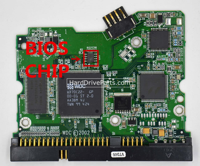 (image for) WD WD2000JB-32EVA0 PCB Board 2060-001179-003