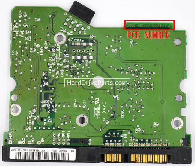 (image for) Western Digital WD400JD HDD PCB 2060-001252-000