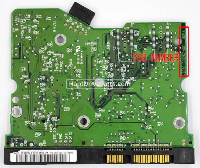 (image for) WD WD1600SD PCB Board 2060-001267-001