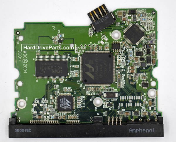 Western Digital WD400BD HDD PCB 2060-001293-000 - Click Image to Close