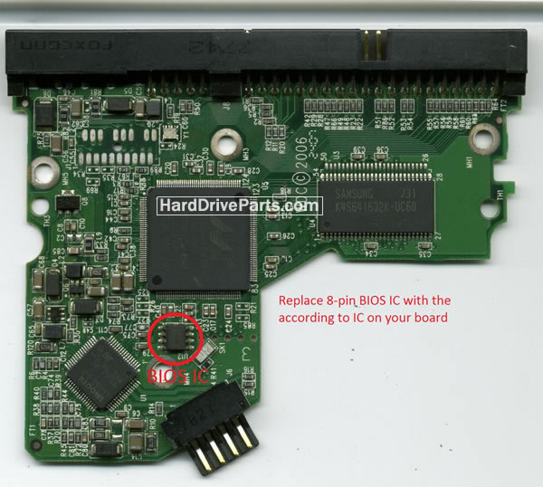 Western Digital PCB Board 2060-701292-000 REV A - Click Image to Close