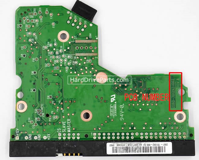 (image for) Western Digital PCB Board 2060-701292-002 REV A