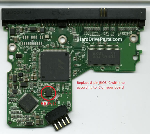 (image for) Western Digital PCB Board 2060-701292-002 REV A