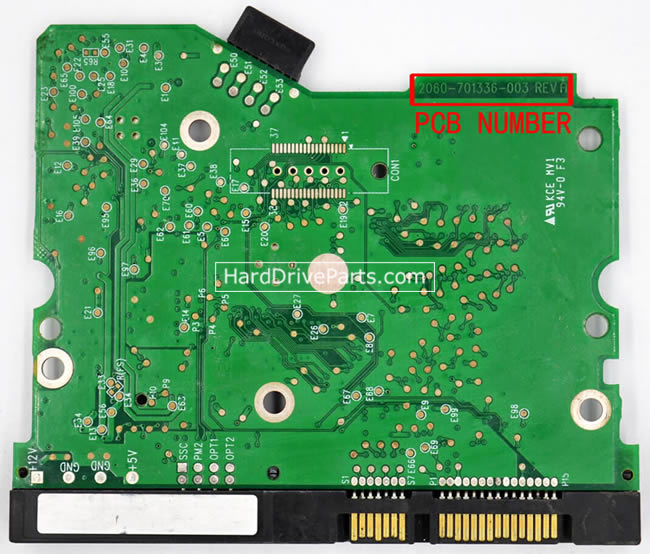 (image for) Western Digital PCB Board 2060-701336-003 REV A