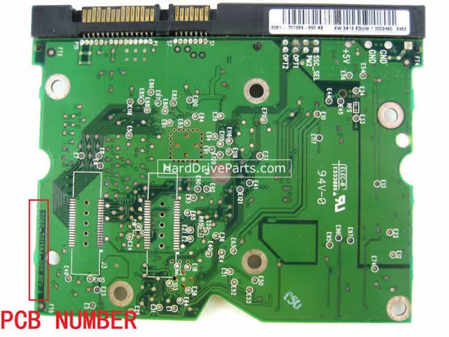 (image for) Western Digital PCB Board 2060-701384-002 REV A
