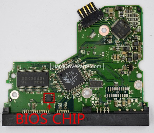 (image for) Western Digital PCB Board 2060-701393-002 REV B