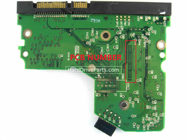 (image for) Western Digital PCB Board 2060-701393-002 REV B