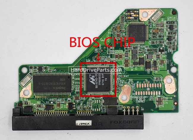 (image for) 5000AVJS WD PCB Circuit Board 2060-701477-001