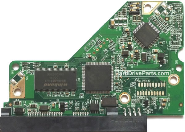 Western Digital PCB LOGIC Board-Circuit Board 2060-701590-000 REV A 