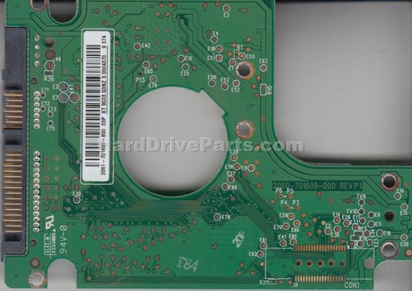 WD WD5000BEVT-11A03T0 PCB Board 2060-701609-000