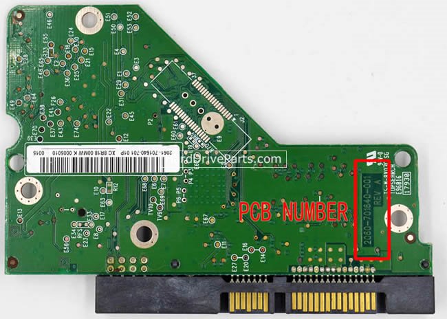 (image for) WD WD7500AADS PCB Board 2060-701640-001