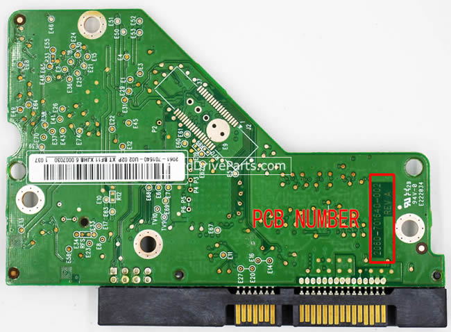 (image for) WD WD6400AAGS PCB Board 2060-701640-002