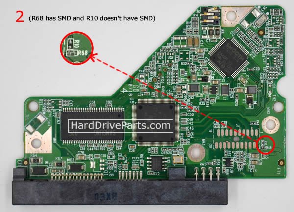 WD3200AAKS WD PCB Circuit Board 2060-701640-002