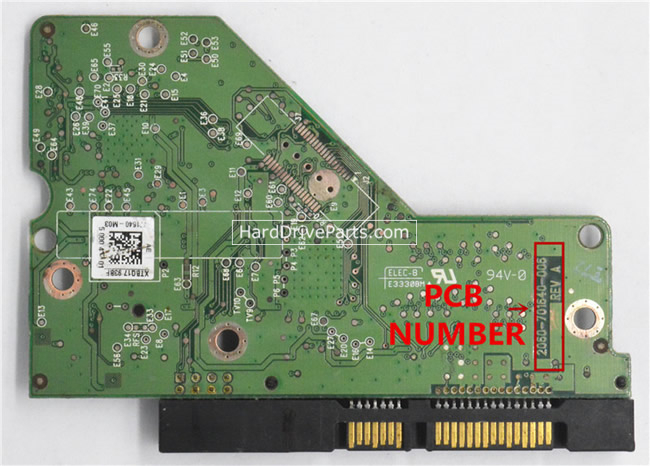 (image for) WD WD5000AADS PCB Board 2060-701640-006