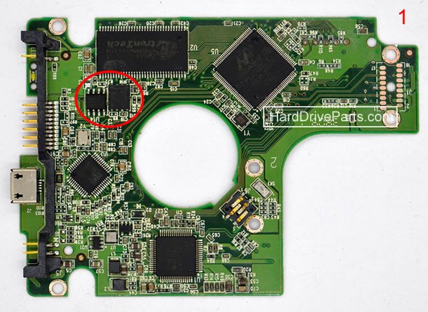 Western Digital WD6400KMVV HDD PCB 2060-701675-001