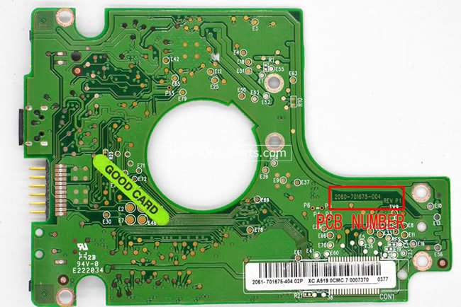 (image for) WD10TMVV WD PCB Circuit Board 2060-701675-004
