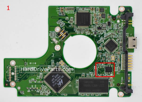 (image for) WD10TMVV WD PCB Circuit Board 2060-701675-004