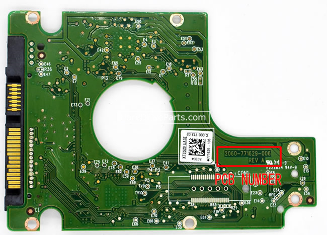 (image for) WD WD5000BPKX PCB Board 2060-771629-006