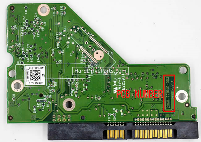 (image for) WD WD1600AVCS PCB Board 2060-771640-003