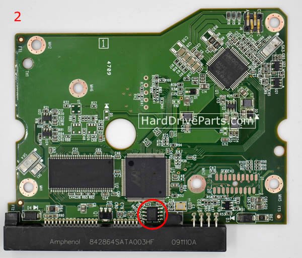 WD WD10EADS PCB Board 2060-771642-001