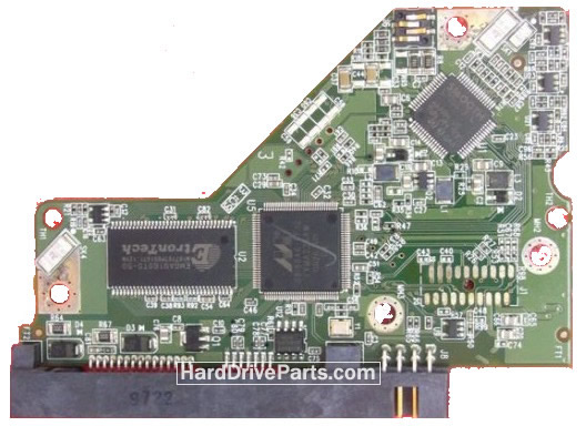 WD5000AAKS WD PCB Circuit Board 2060-771668-000 - Click Image to Close