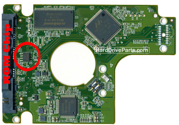 WesternDigital製HDDの回路基板2060-771672-004