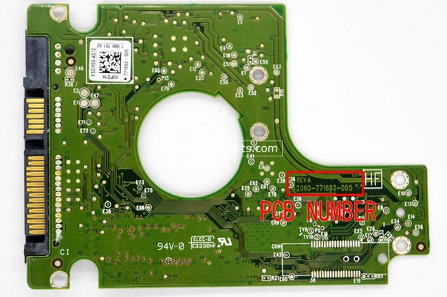 (image for) Western Digital PCB Board 2060-771692-005 REVA