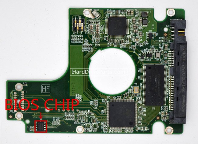 (image for) Western Digital WD3200BEKX HDD PCB 2060-771692-006