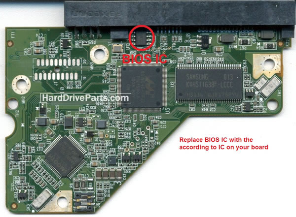 (image for) Western Digital PCB Board 2060-771702-001 REV A / P1