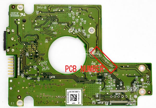 (image for) WD10TMVW WD PCB Circuit Board 2060-771814-001