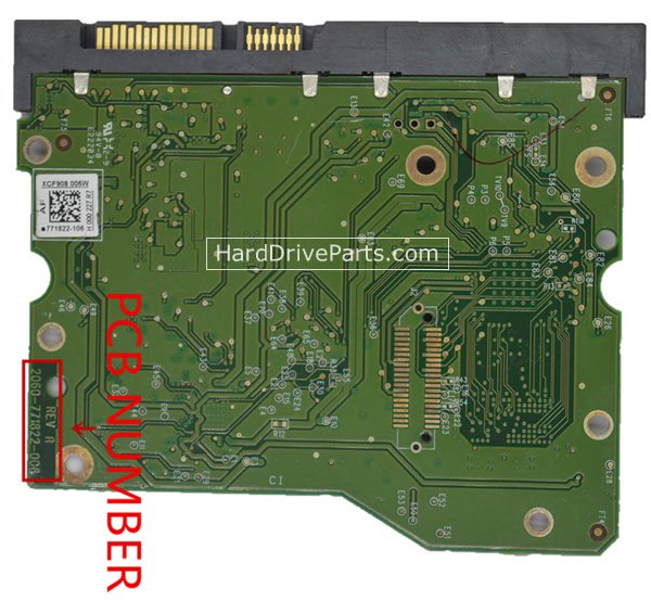 Western Digital PCB Board 2060-771822-006 - Click Image to Close