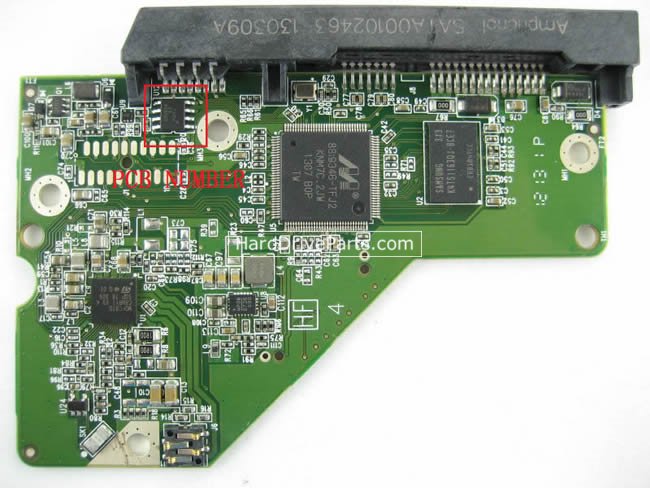 (image for) Western Digital PCB Board 2060-771824-005 REV A / P1
