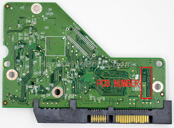 (image for) WD PCB Board 2060-771829-002 - Click Image to Close