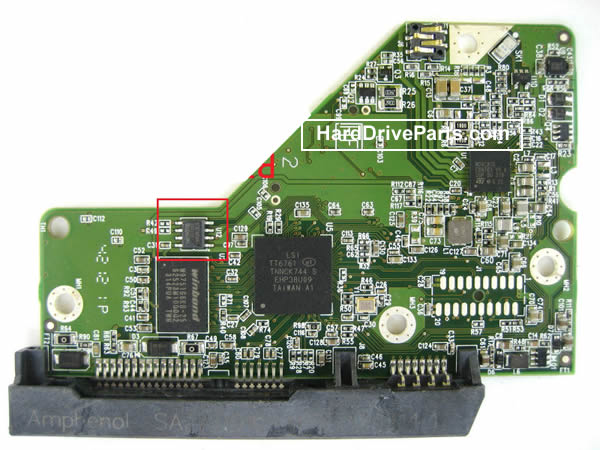 2060-771829-003 Western Digital PCB Circuit Board HDD Logic Controller Board