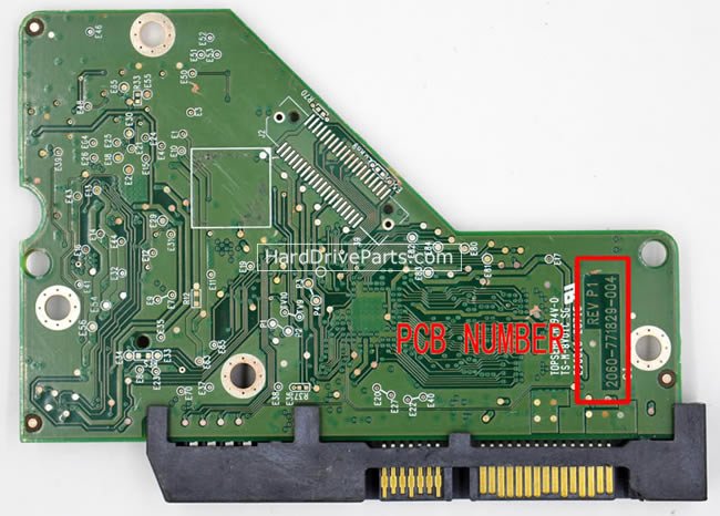 (image for) Western Digital PCB Board 2060-771829-004 REV P1