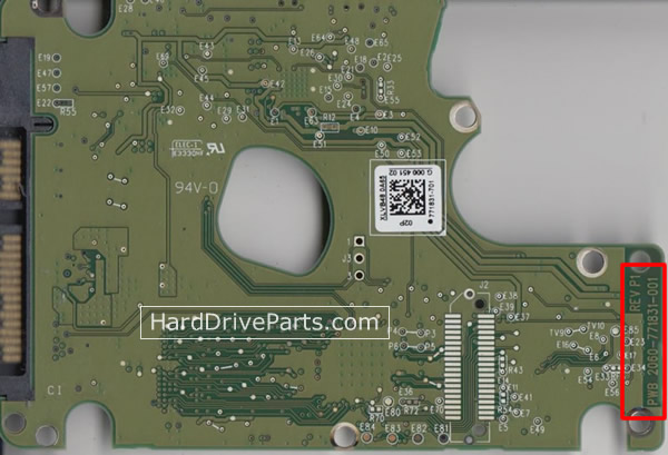 2060-771831-001 Western Digital PCB Circuit Board HDD Logic Controller Board