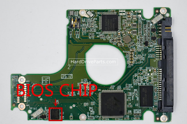 (image for) WD WD5000LPVT-22G33T0 PCB Board 2060-771852-001