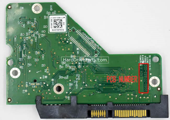 (image for) WD WD20EARX-008FB0 PCB Board 2060-771853-000