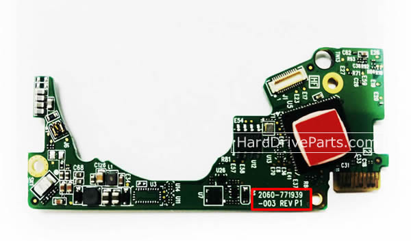 2060-771939-003 Western Digital PCB Circuit Board HDD Logic Controller Board