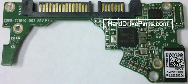 2060-771940-002 Western Digital PCB Circuit Board HDD Logic Controller Board