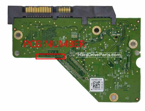 (image for) WD WD20EZRZ-00Z5HB0 PCB Board 2060-771945-002