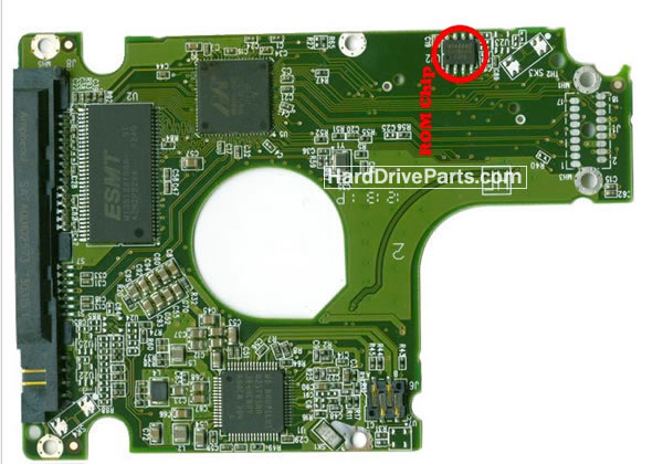 WD WD5000LUCT PCB Board 2060-771959-000 - Click Image to Close