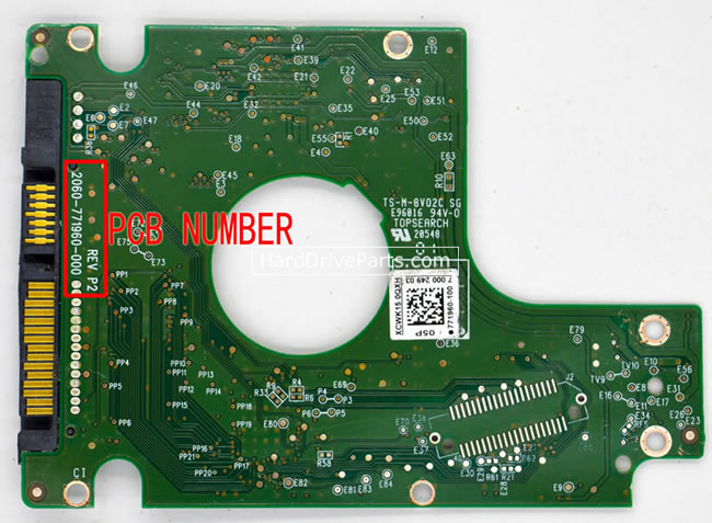 (image for) WD WD20NPVZ PCB Board 2060-771960-000