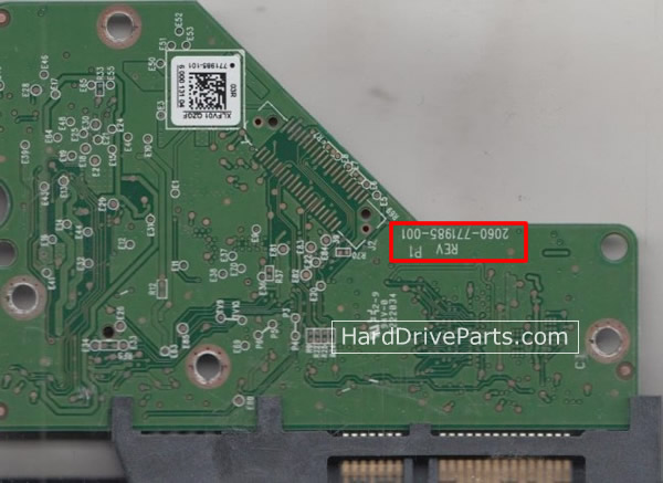 2060-771985-001 Western Digital PCB Circuit Board HDD Logic Controller Board