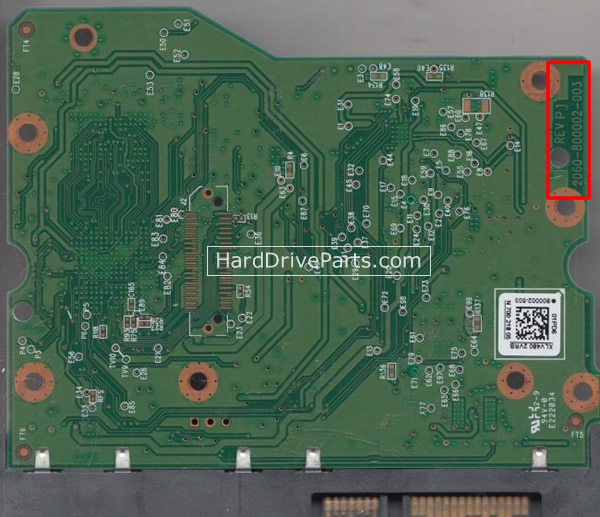 (image for) Western Digital PCB Board 2060-800002-003 - Click Image to Close