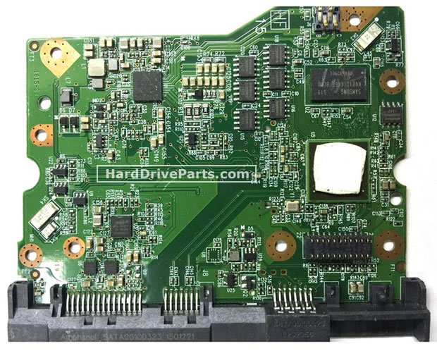 Western Digital HDD PCB 2060-800002-005 - Click Image to Close