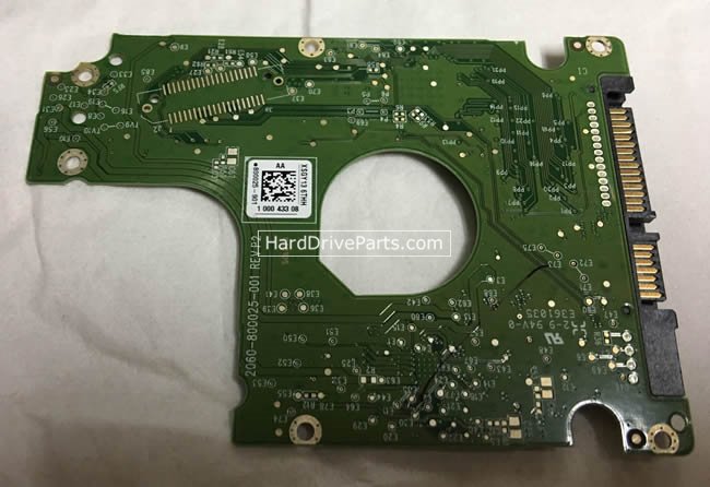 (image for) WD WD5000LPCX-24VHAT0 Hard Drive PCB 2060-800025-001