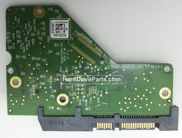 Western Digital HDD PCB 2060-800055-001 - Click Image to Close